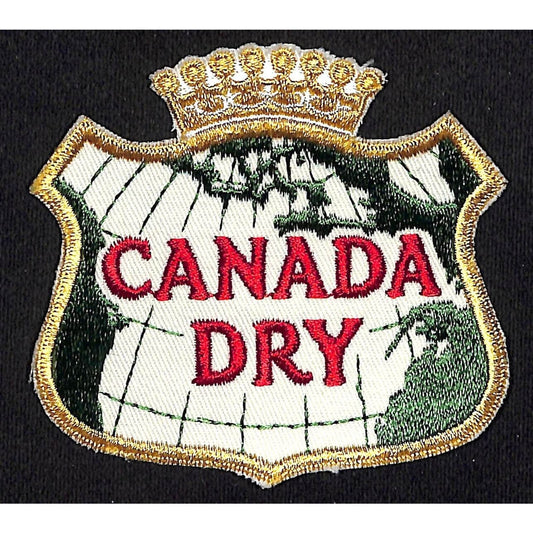 Canada Dry Ginger Ale Embroidered Soda Patch c1960's-1970's - VGC