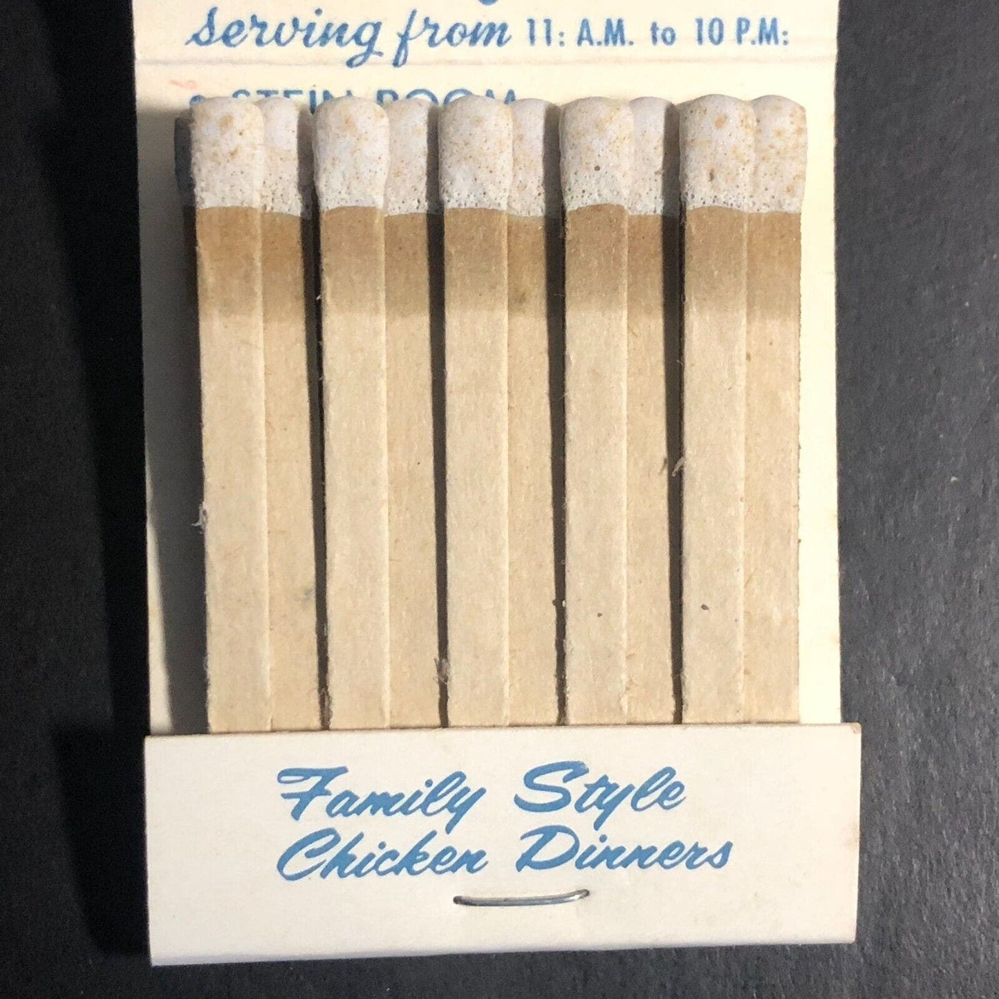 Frankenmuth Bavarian Inn Michigan Full Matchbook c1974-84 VGC