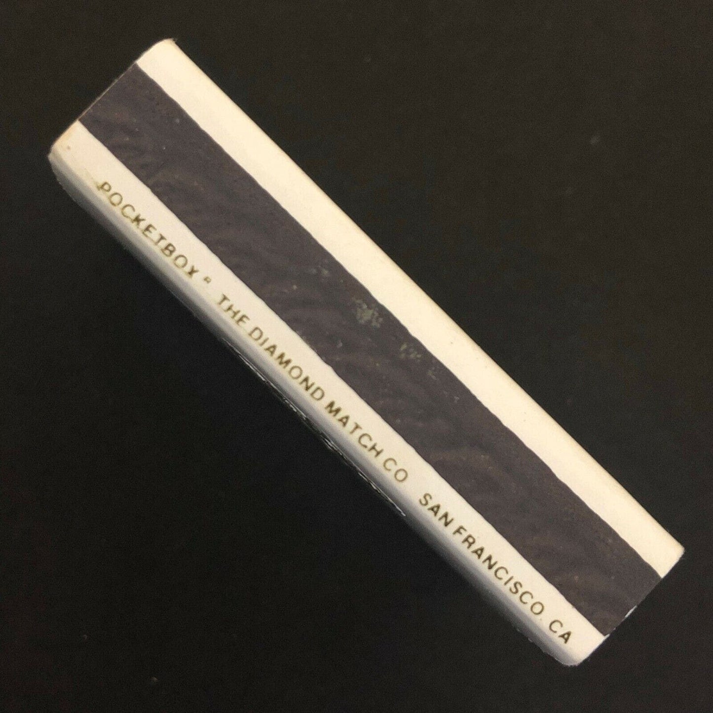 c1970's-80's Wooden Matchbox Matchbook "The Empire Room"