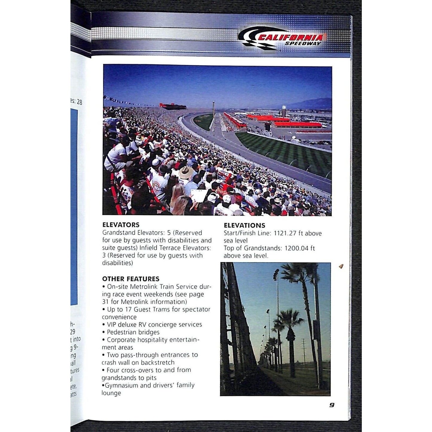 2004 California Speedway 3 3/4" x 6" Guest Guide Booklet 43+pp VGC Scarce