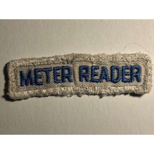 "Meter Reader" Vintage Embroidered Patch - c1960's-70's