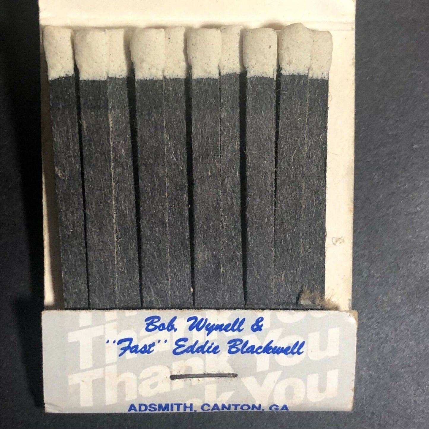 1960's-70's Full Matchbook "Etowah Insurance" Canton, GA