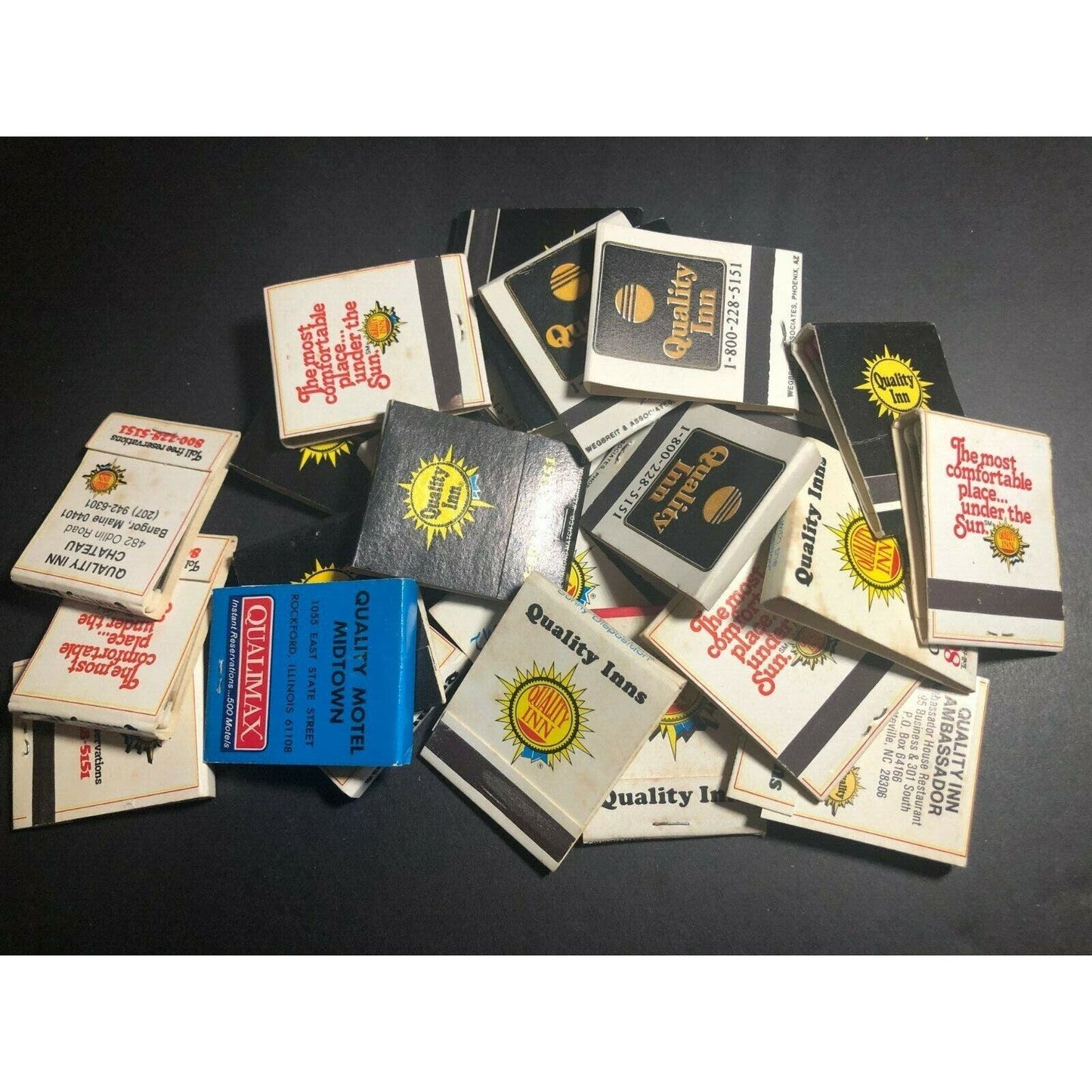 174 Full Matchbooks - 70's-90's - Hilton Ramada Quality Hilton Holiday Inn