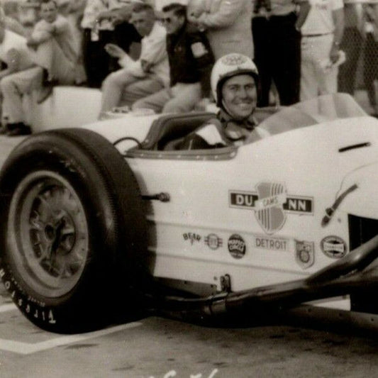 Indy 500 RPPC Postcard "1957 Al Herman" Official Race Photo Unposted VGC