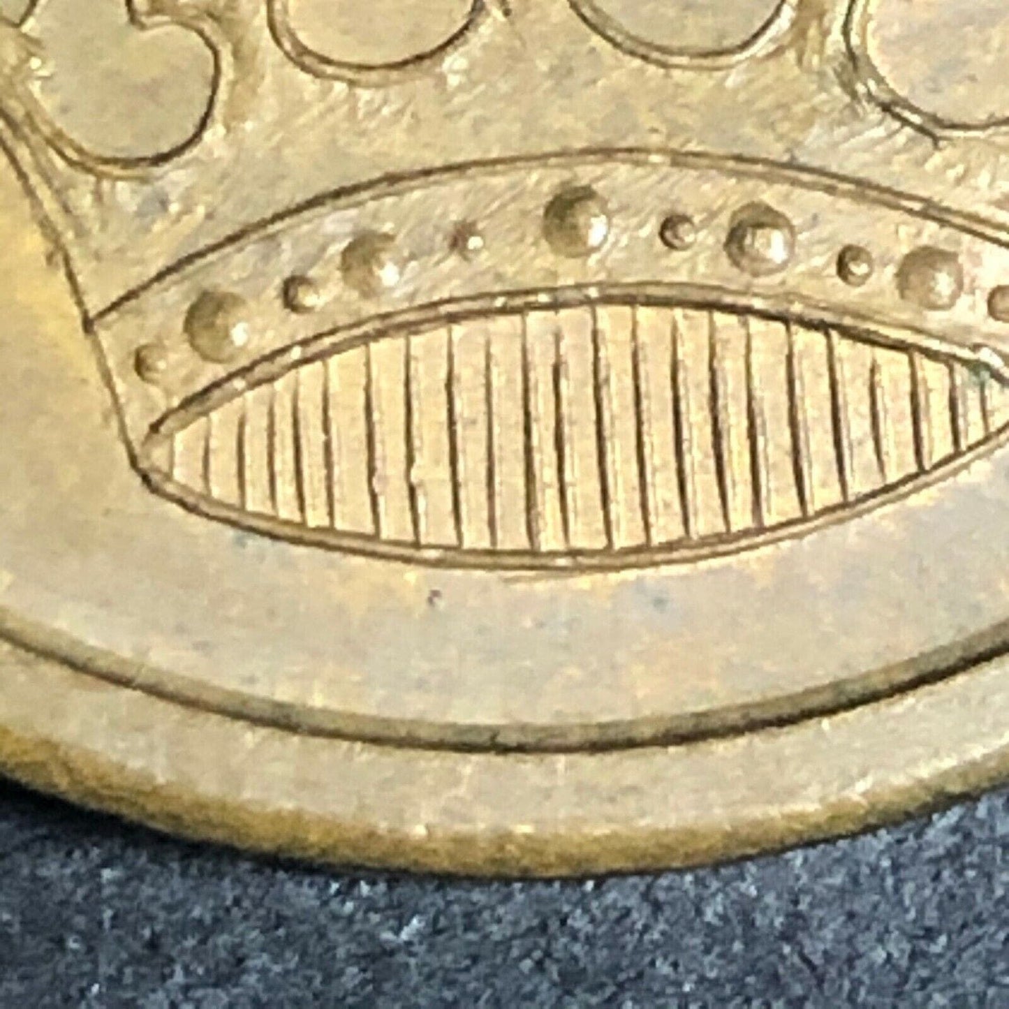 25.95mm Gold Plated $10 Sized John Paul Jones Gaming Counter / Token - Fauver