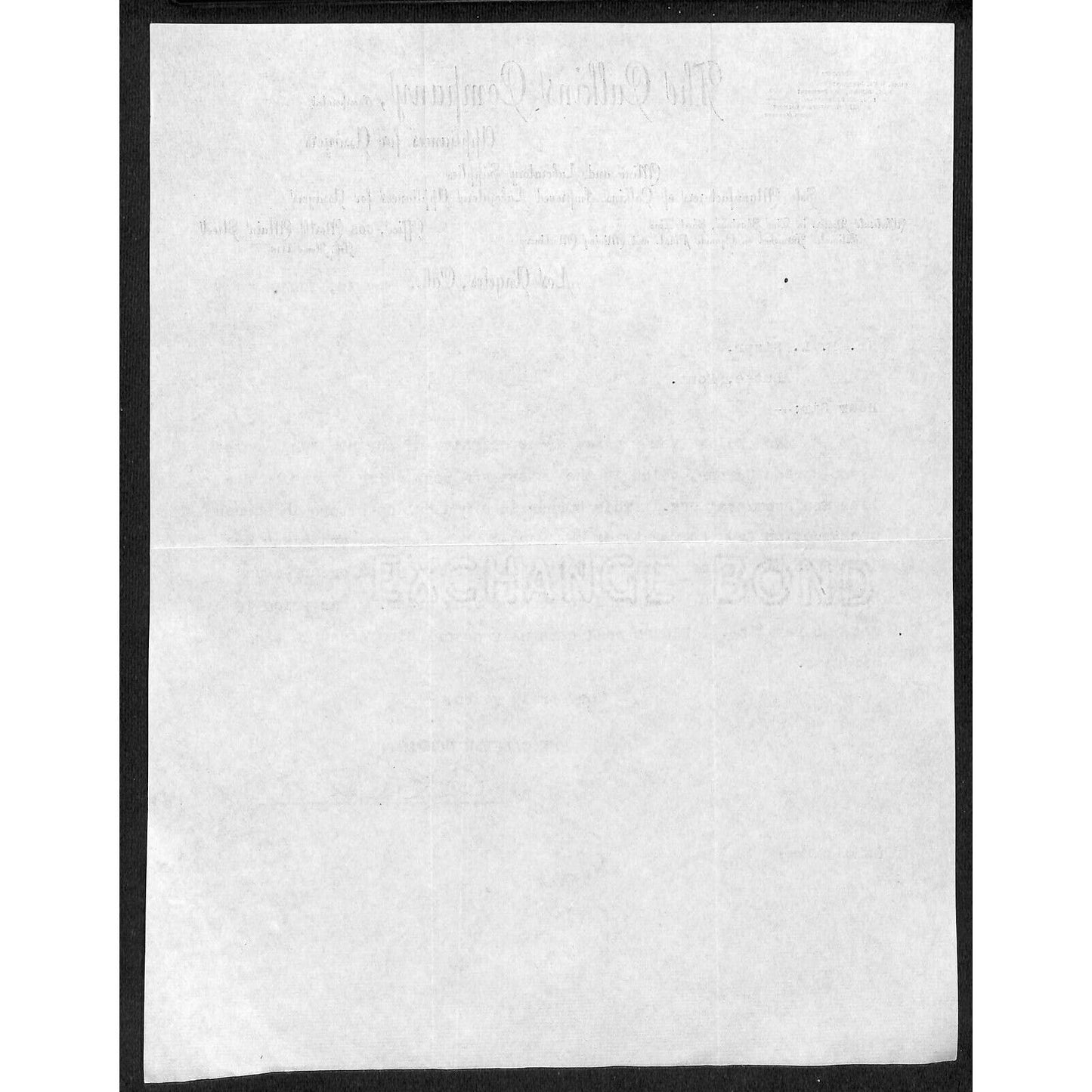 Los Angeles The Calkins Company "Appliances for Assayers" 1903 Letterhead