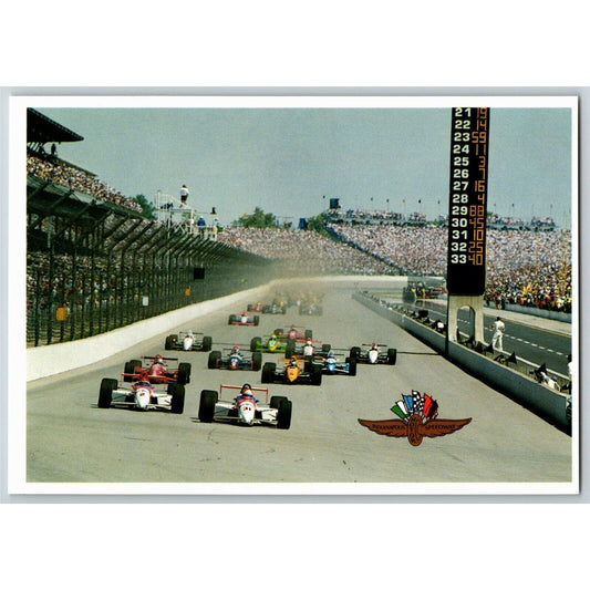 1994 Indy 500 - Start of Race - Motor Speedway NOS 4" x 5 3/4" Postcard