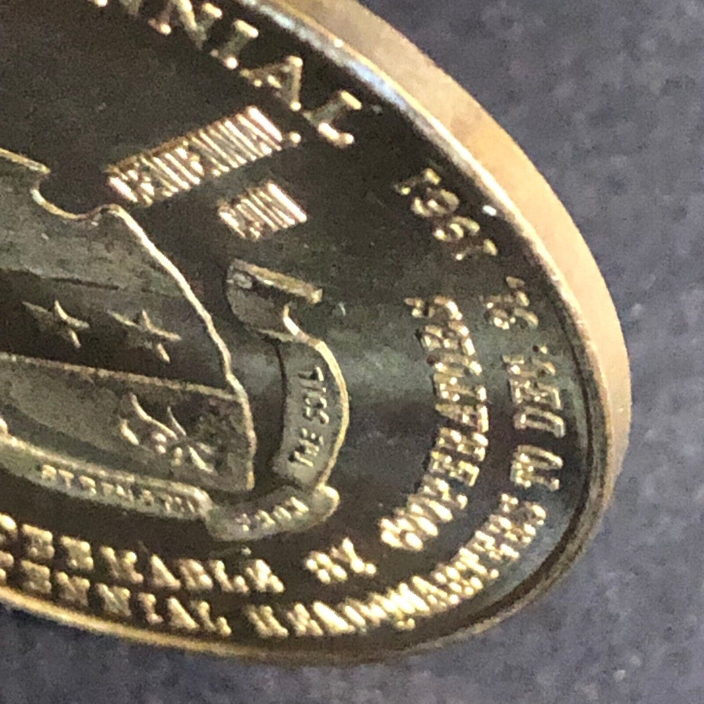 Dakota Territory Centennial 50c 1961 Four Bears Medal / Token 34mm VGC