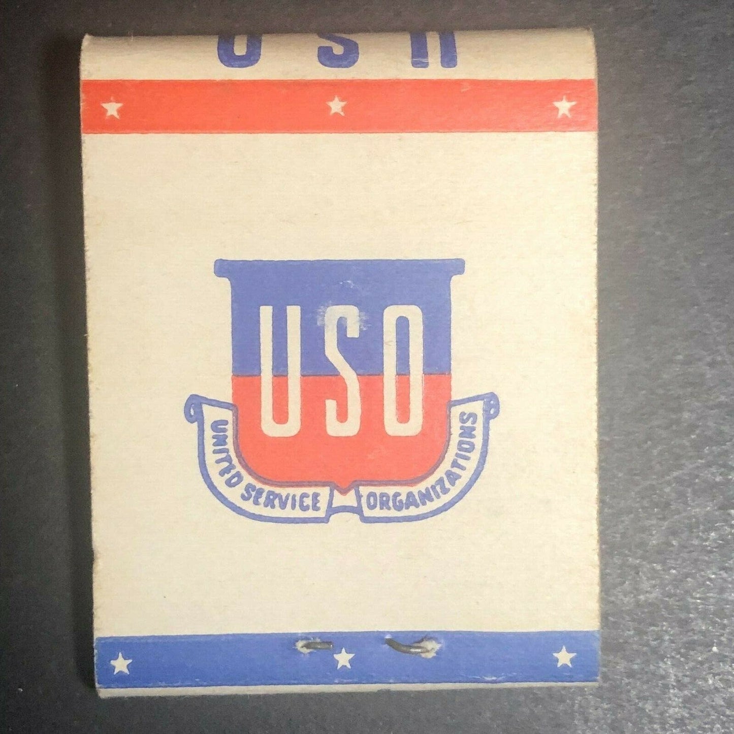 1940's Full Matchbook - WWII U.S.O. Oxnard, CA