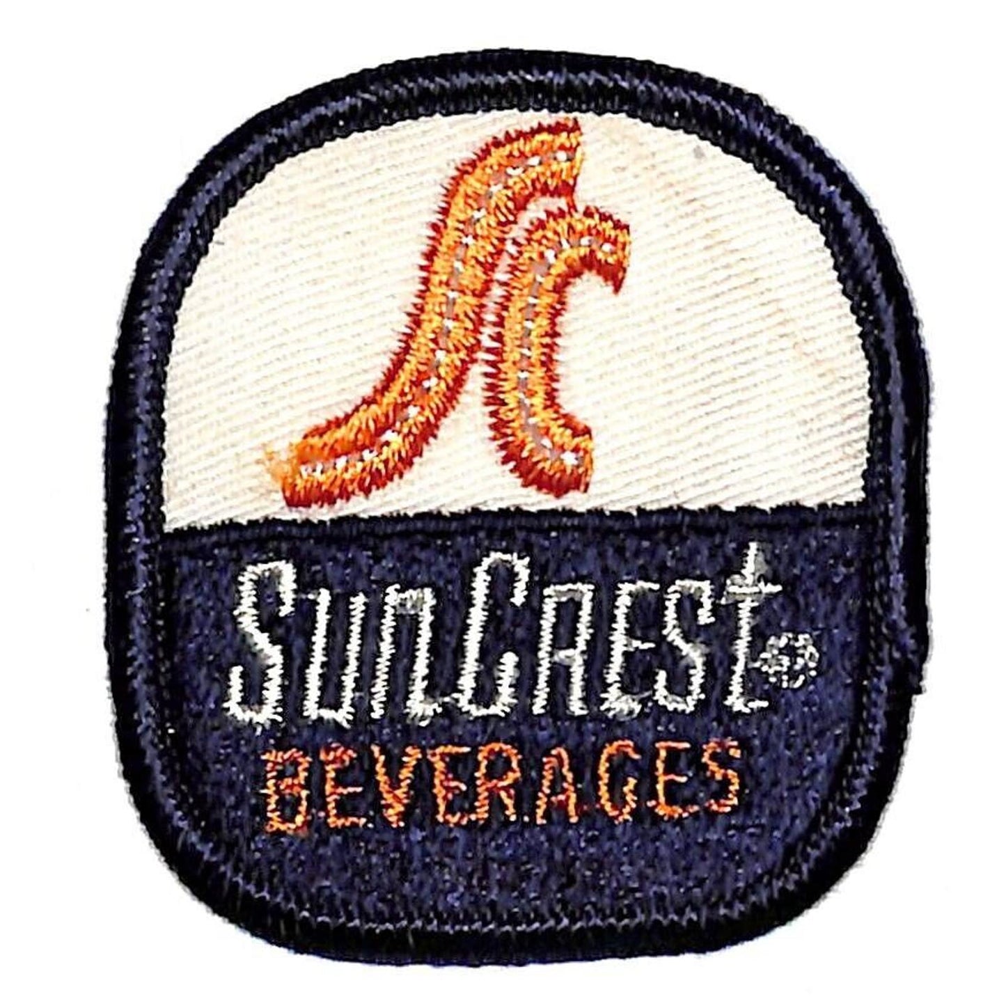 Sun Crest Beverages Embroidered Soda Patch c1950's-60's VGC Scarce