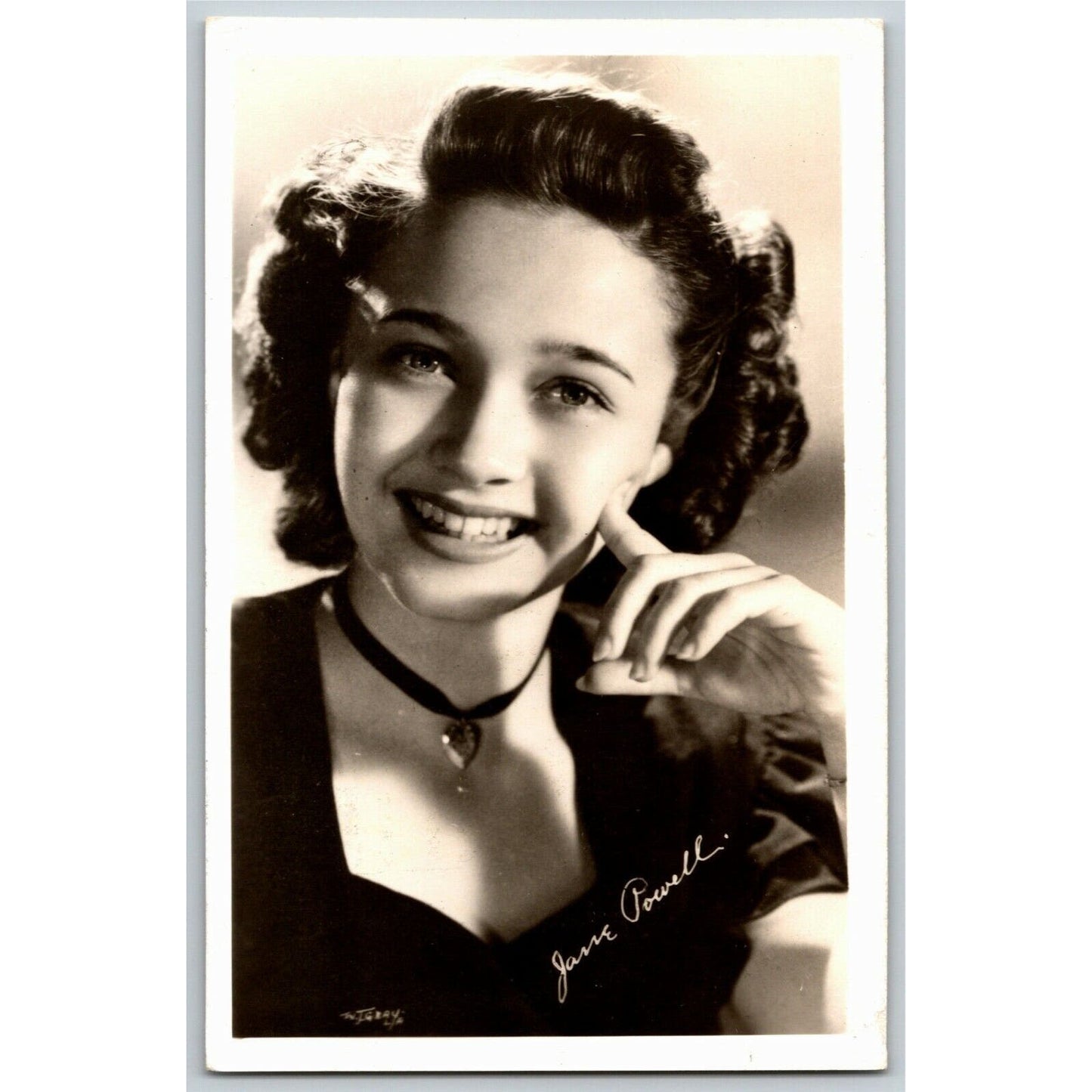 Jane Powell RPPC Postcard - Ken Prag Collection - VGC