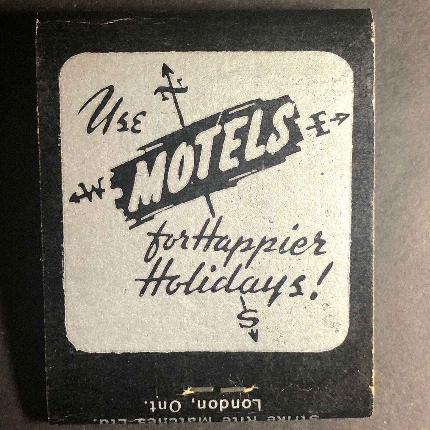 50's-60's Full Matchbook "Fort Henry Motel" Kingston, ONT