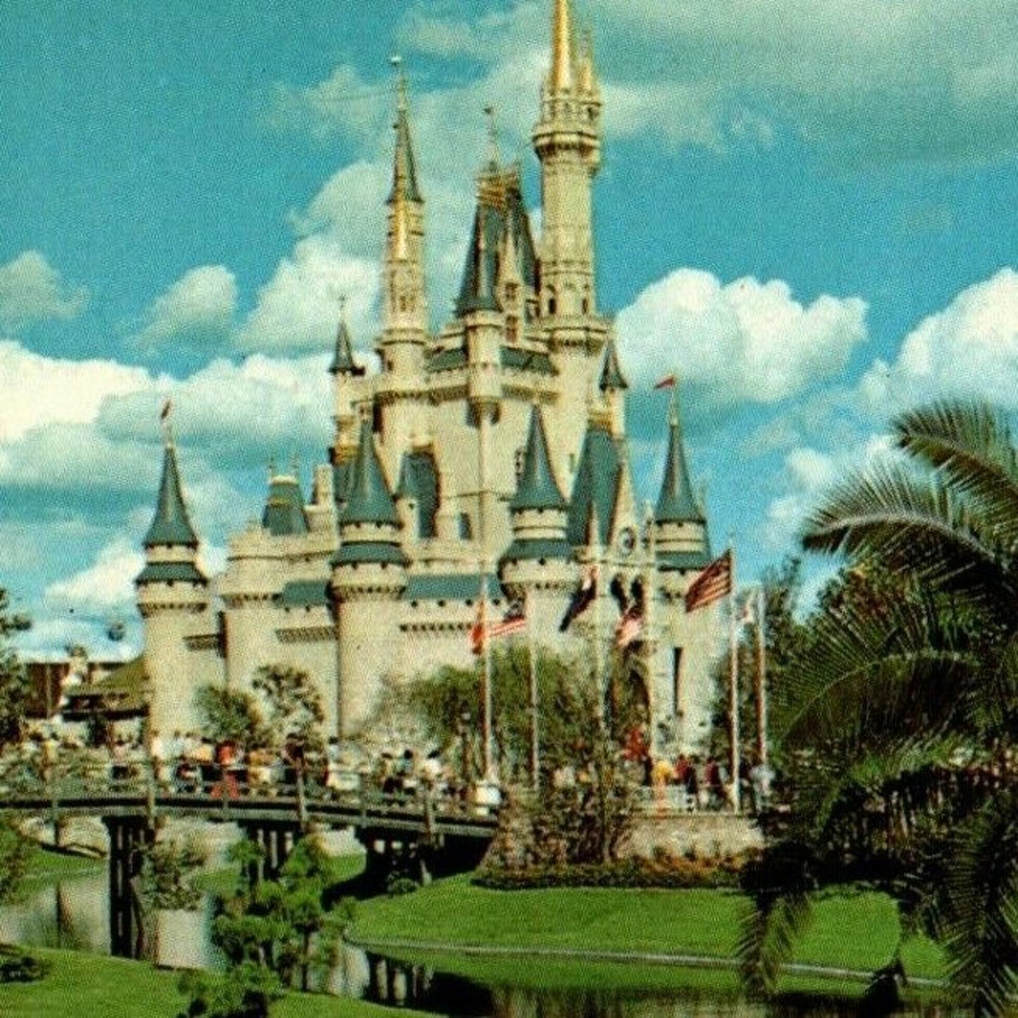 Vintage Disney World Postcard - Cinderella Castle c1975-1980