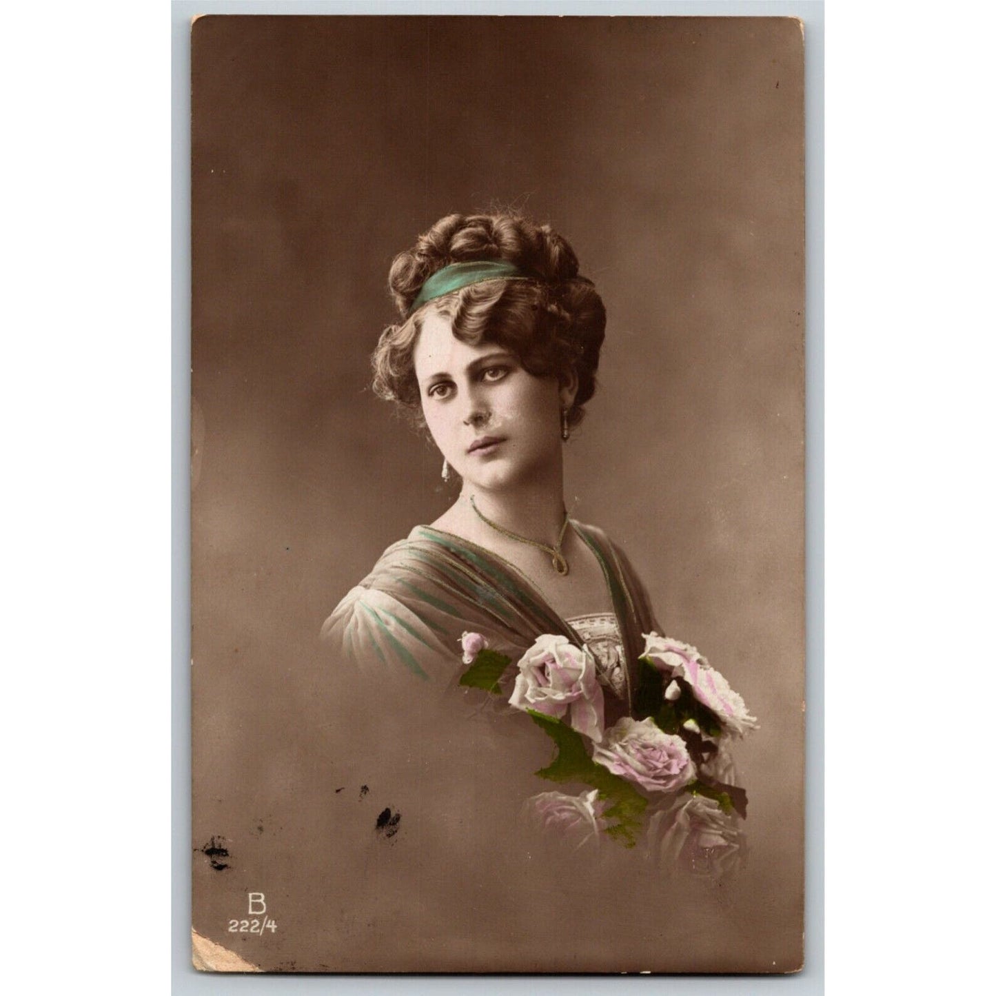 c1916 Vintage Russian RPPC* Theatre / Stage / Screen Actress Postcard (4307)