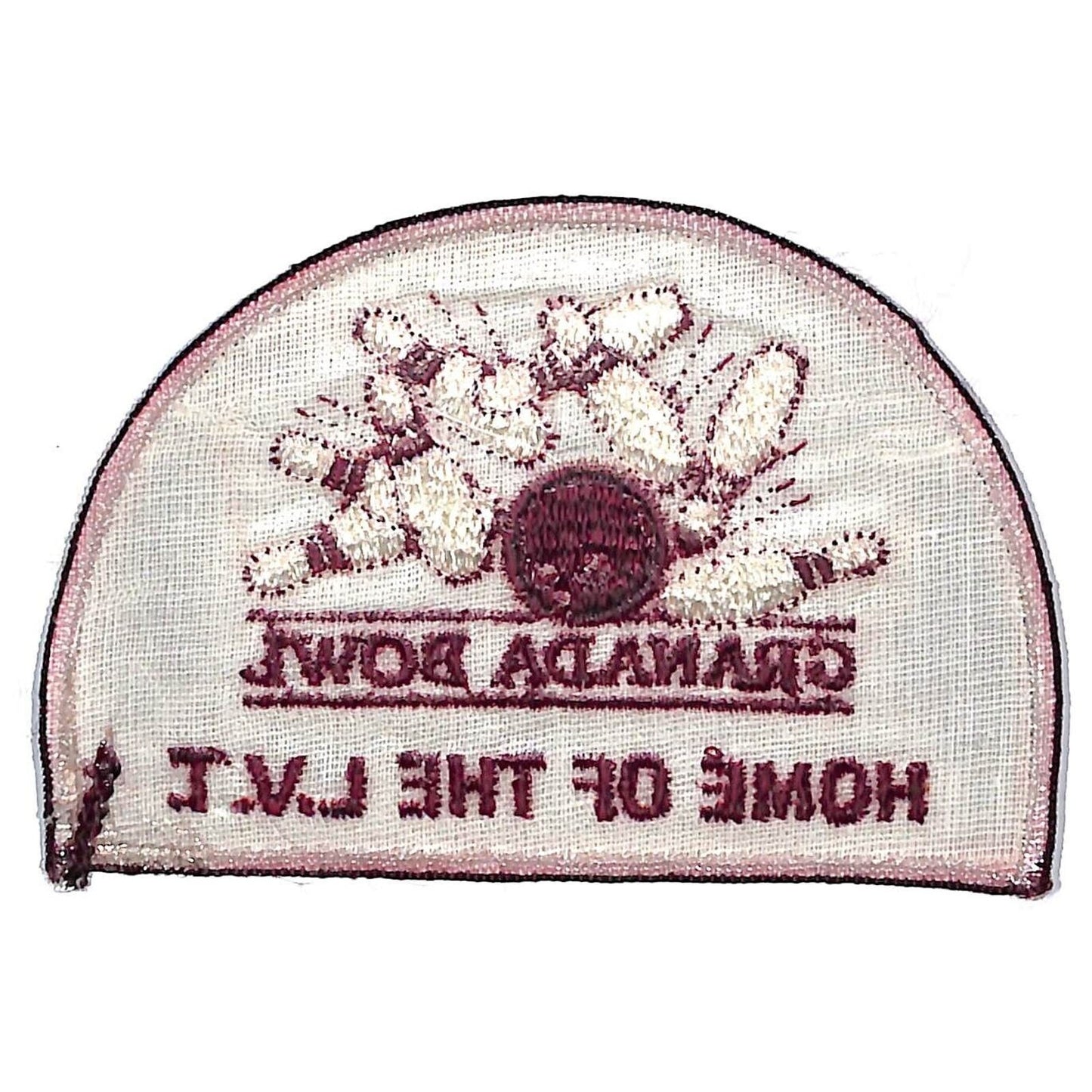 Granada Bowl Home Of The L.V.T. Embroidered Bowling Patch