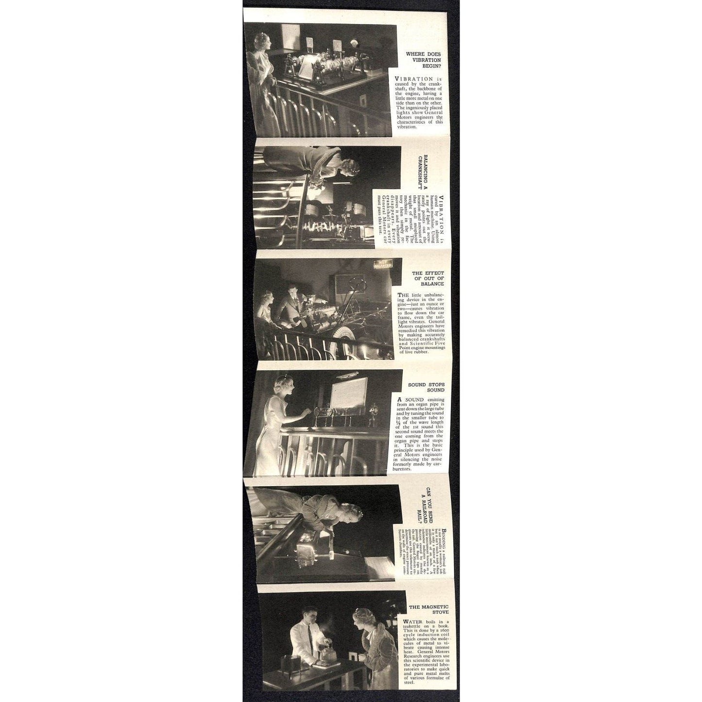 A Visit to the GM Research Laboratories Pamphlet 1934 Chicago World's Fair VGC