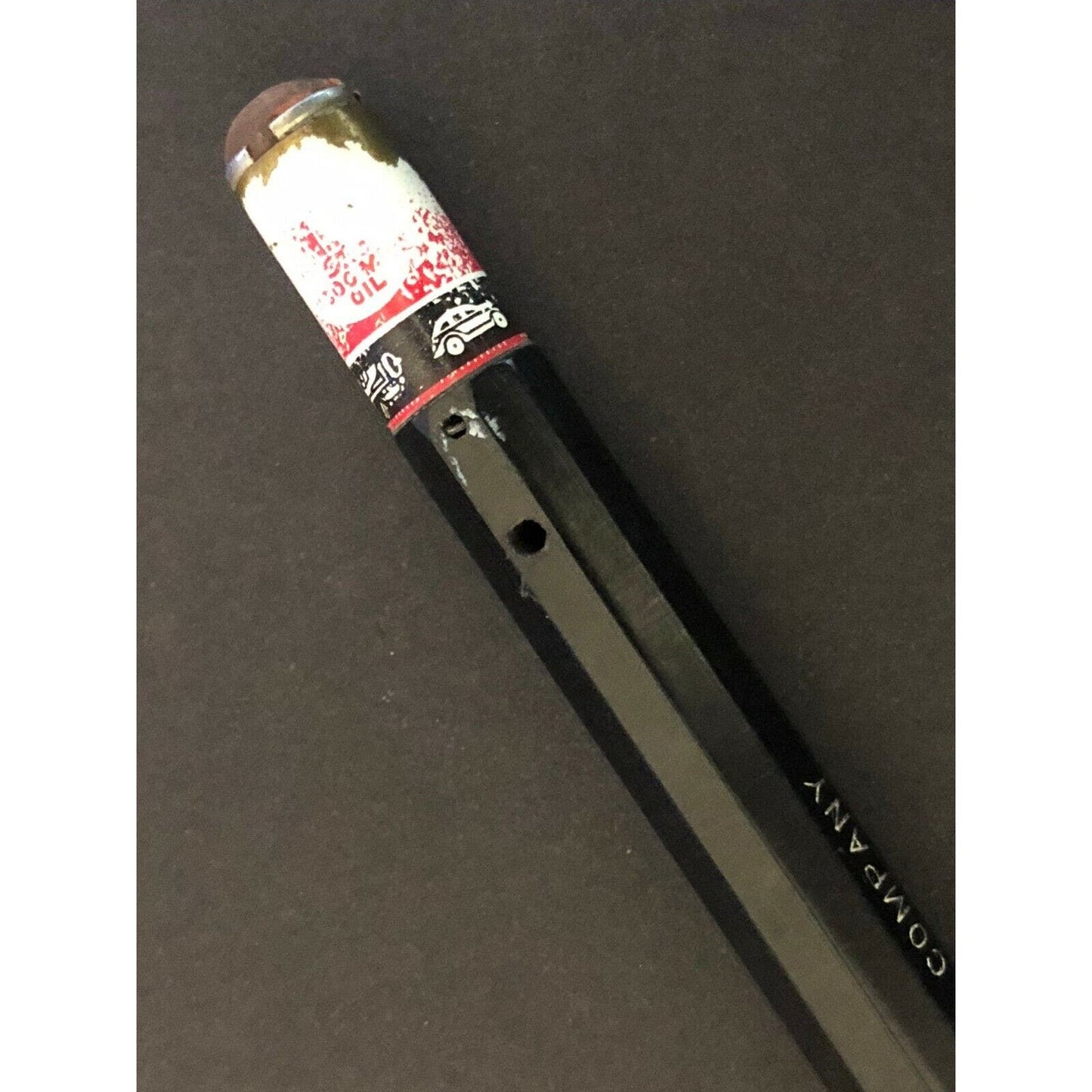 c1940's-50's Sidles Co. Mechanical Pencil Lincoln, NE Kendall Motor Oil Can Top
