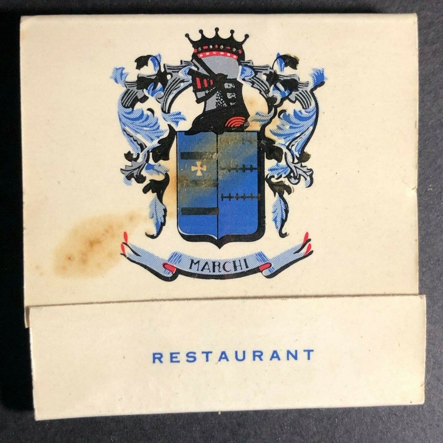 c1970's-80's Full Matchbook Wooden Sticks Marchi's Restaurant E. 31st St NYC