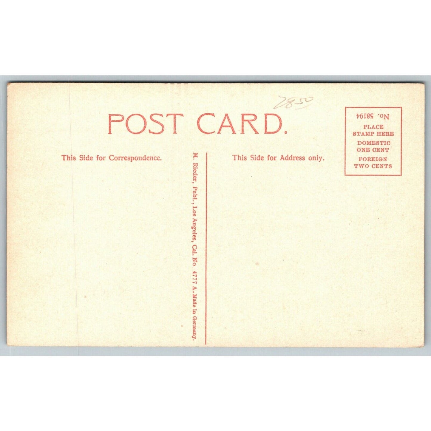 Vintage c1912 Postcard Patterson Block, Fresno, CA Unposted VGC