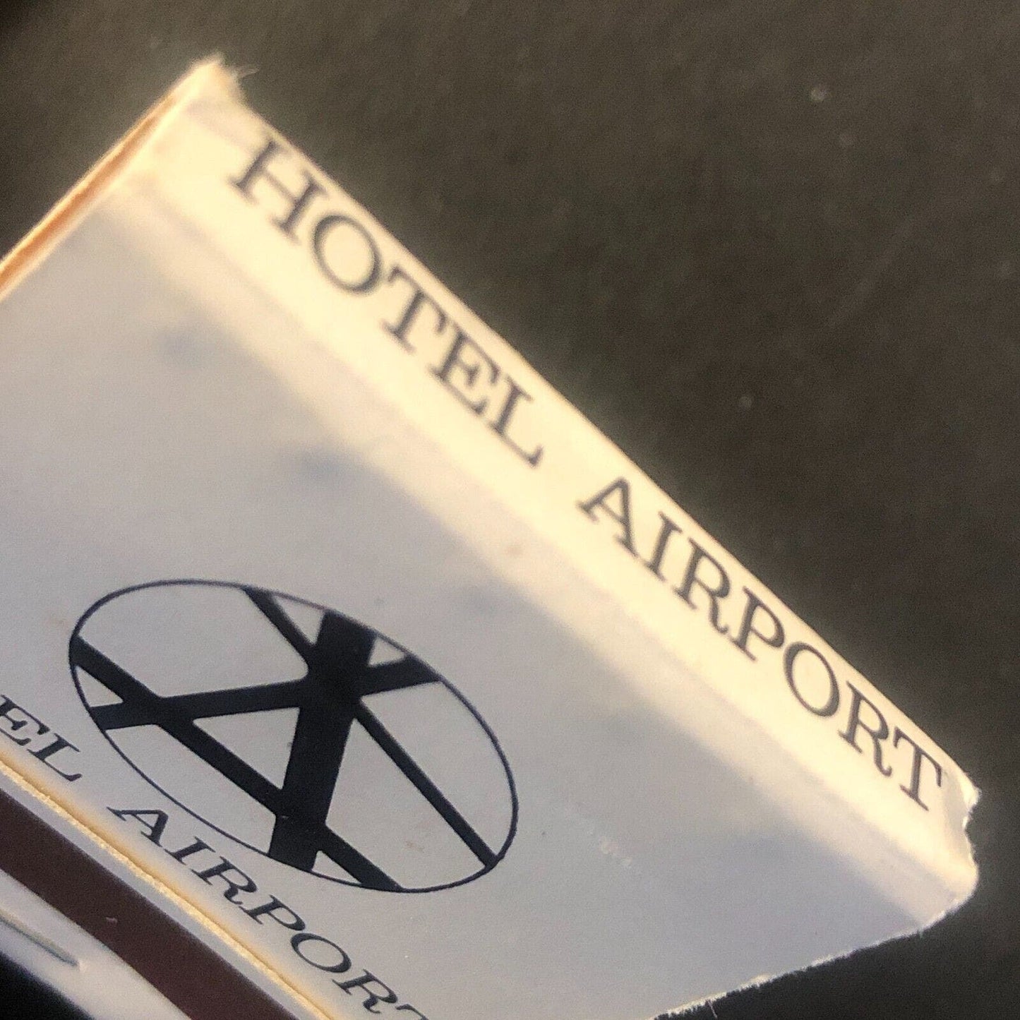 Hotel Airport Zurich / Glattbrugg Vintage Full Matchbook Wooden c1960's-73