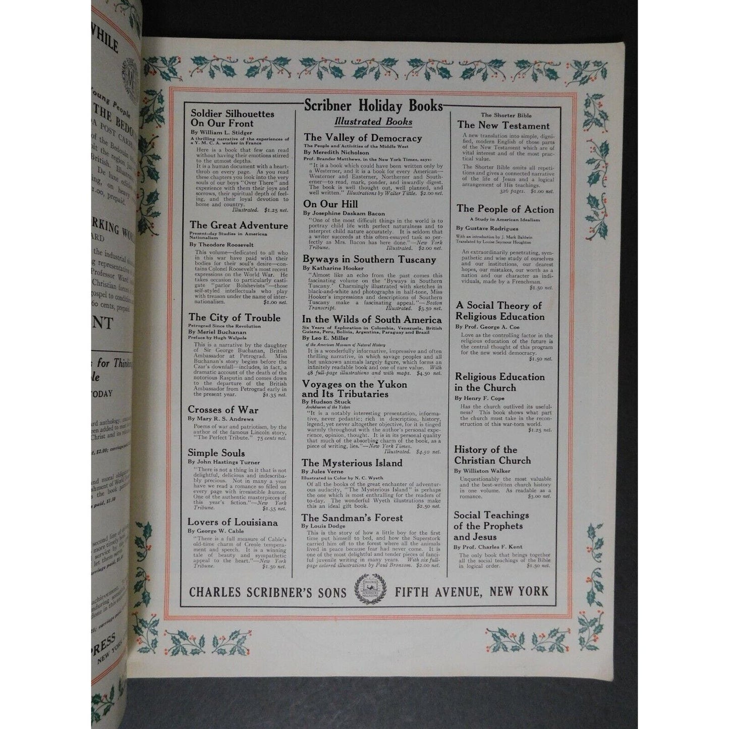 "World Outlook" Military Magazine - Christmas 1918 Vol. 4 No. 12 - 34pgs - VGC