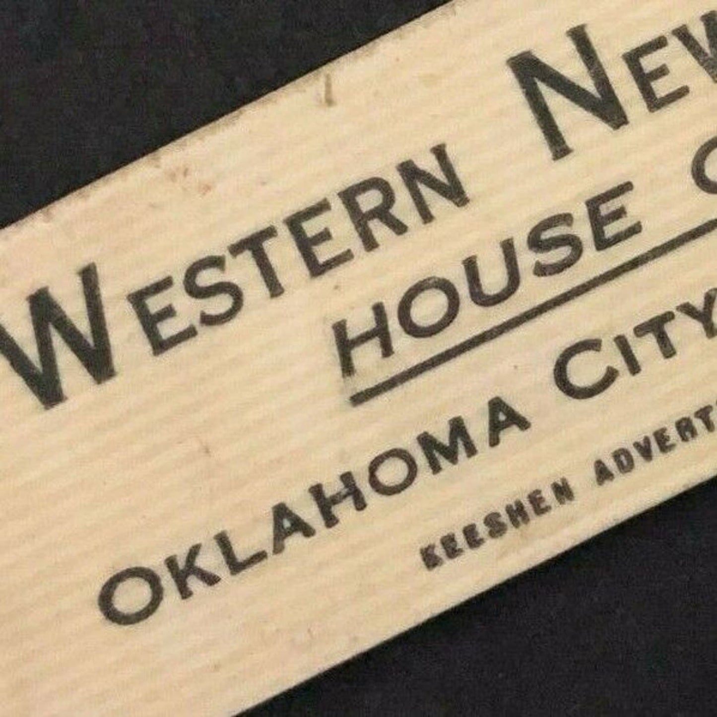c1910 "Western Newspaper Union" Oklahoma City Celluloid Advertising Letter Opnr
