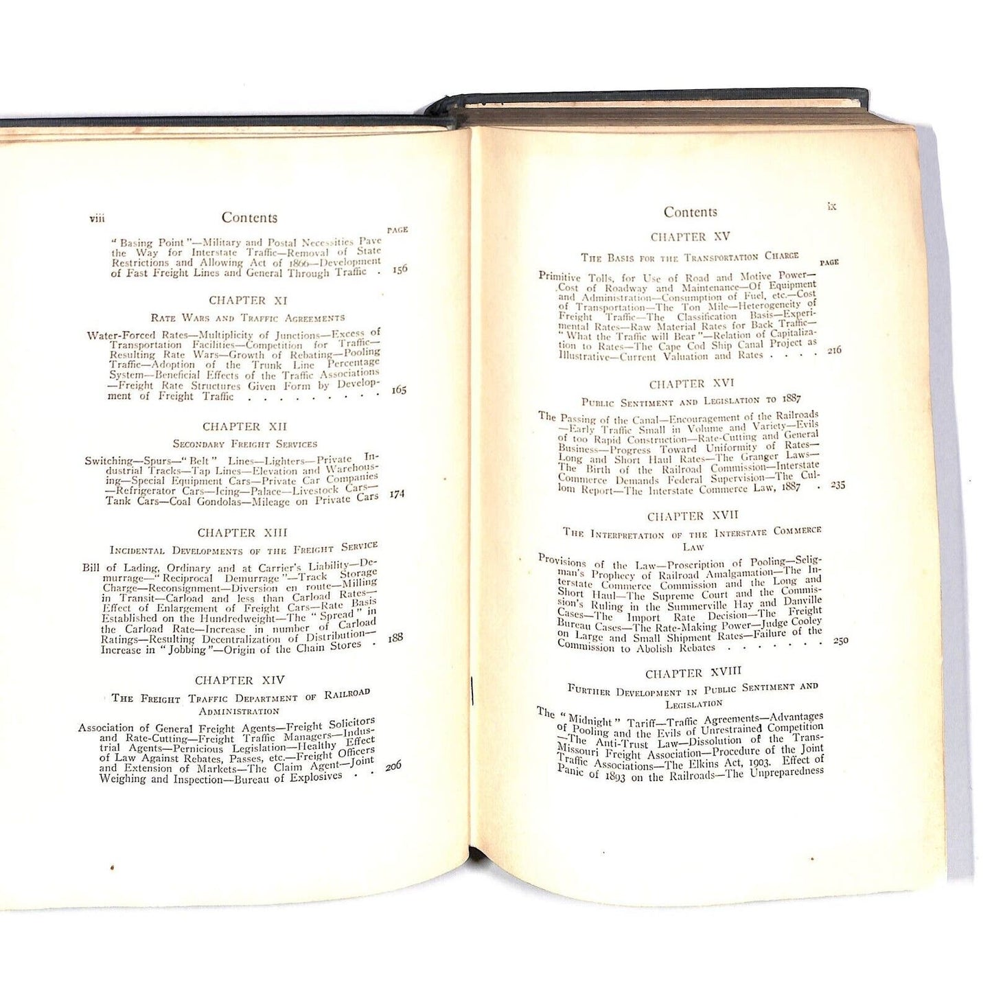 McPherson 1909 "Railroad Freight Rates" HC Book 440pp Fold w/ Out Map