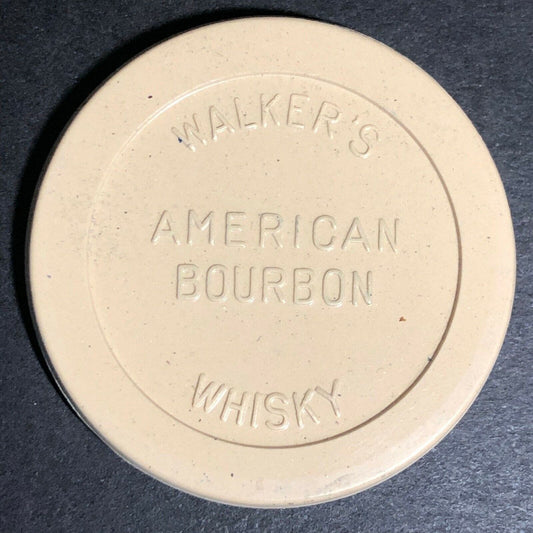 White Walker's American Bourbon Whisky Advertising Poker Chip Eisenstadt