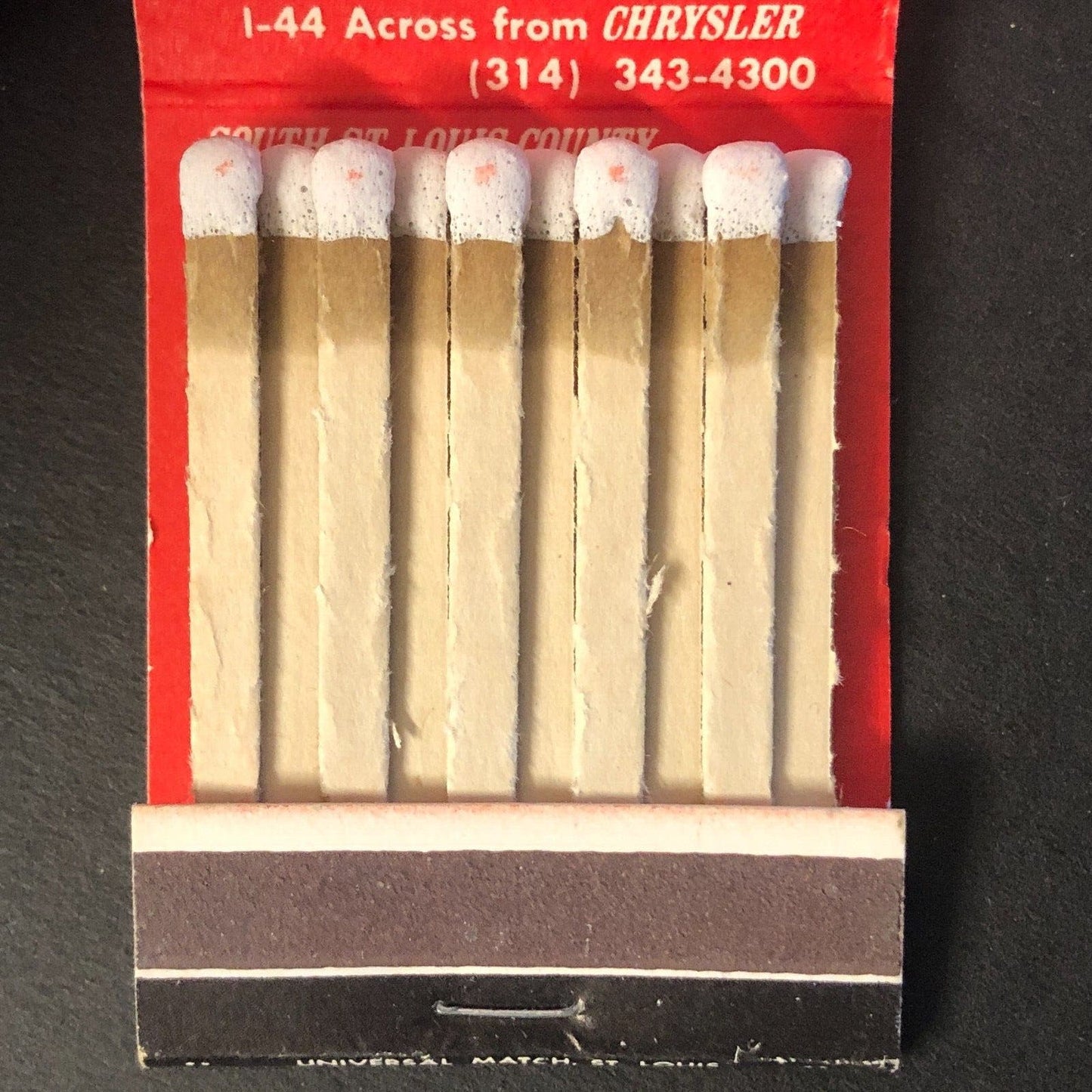 Ramada Roadside Hotels "Miss Ramada Service" Vintage Matchbook c1973 VGC