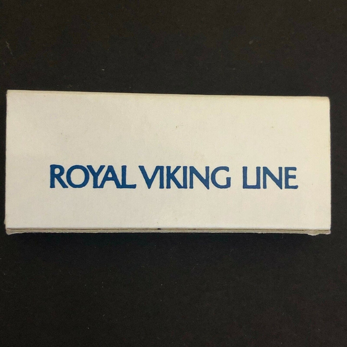 c1960's-70's Wooden Matchbox Matchbook - Royal Viking Line - Cruise Ship