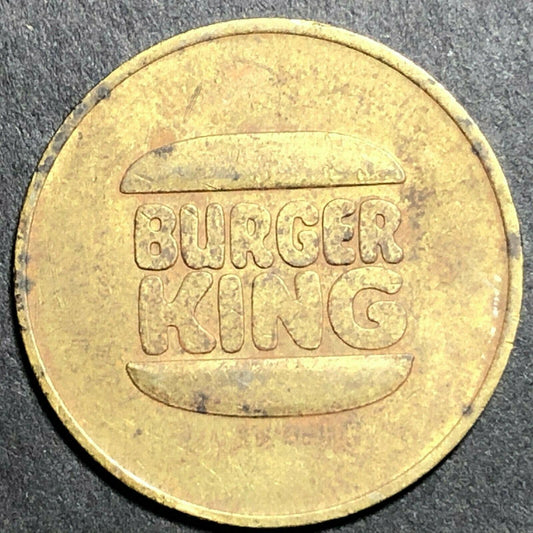 25mm Burger King Brass Token