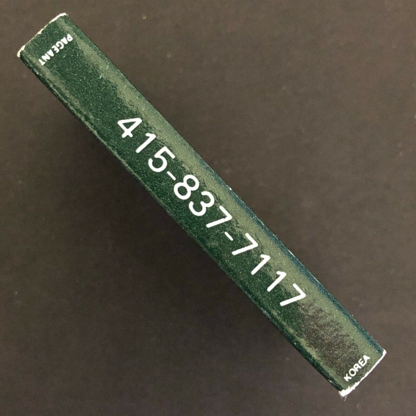c1980's-90's Wooden Matchbox Matchbook "Frankie G's Pizza Pasta" Danville, CA