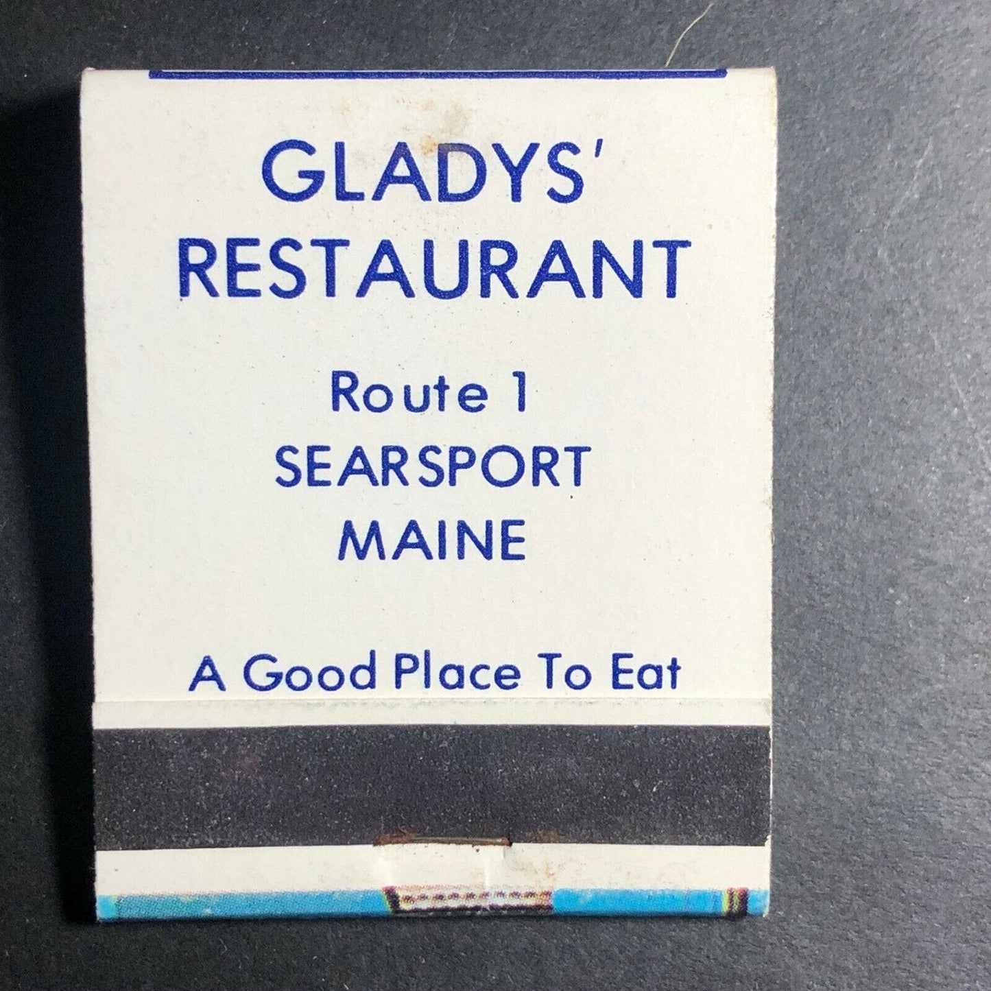 1976 Full Matchbook - Gladys' Restaurant - Bicentennial - Seaport, ME