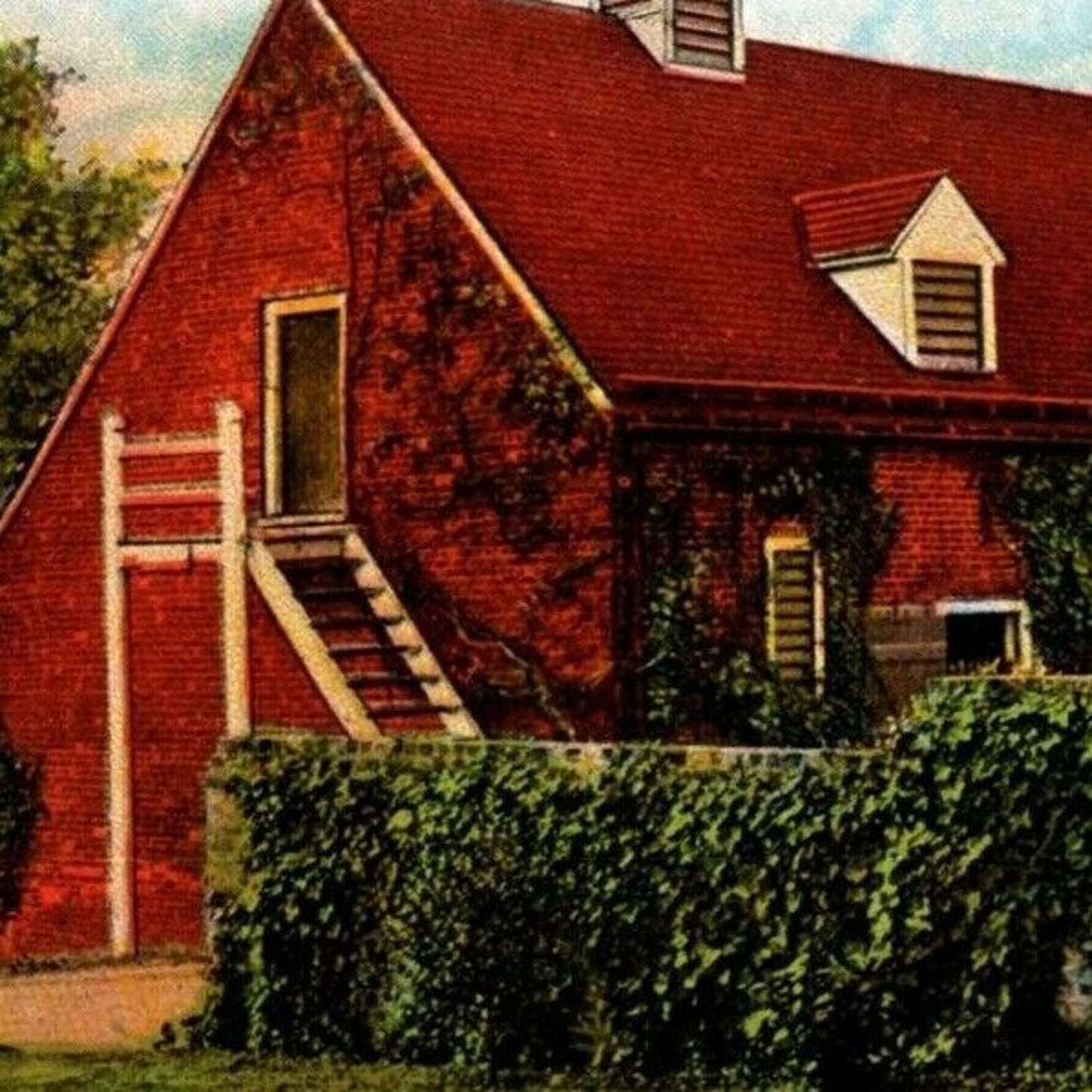 Washington's Barn, Mount Vernon, VA - Vintage Postcard - NP