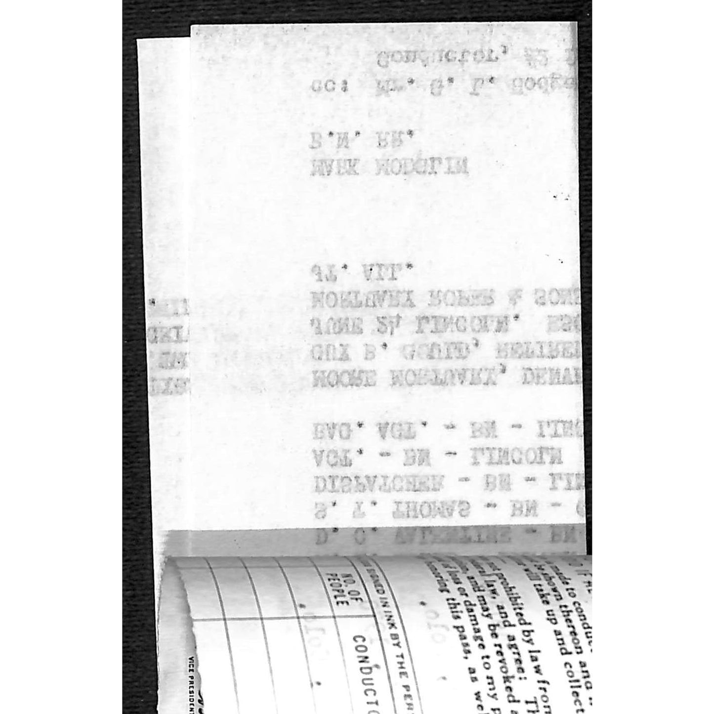 1970 Burlington Route Prepaid Excess / Deceased Remains Check 32-656 VGC