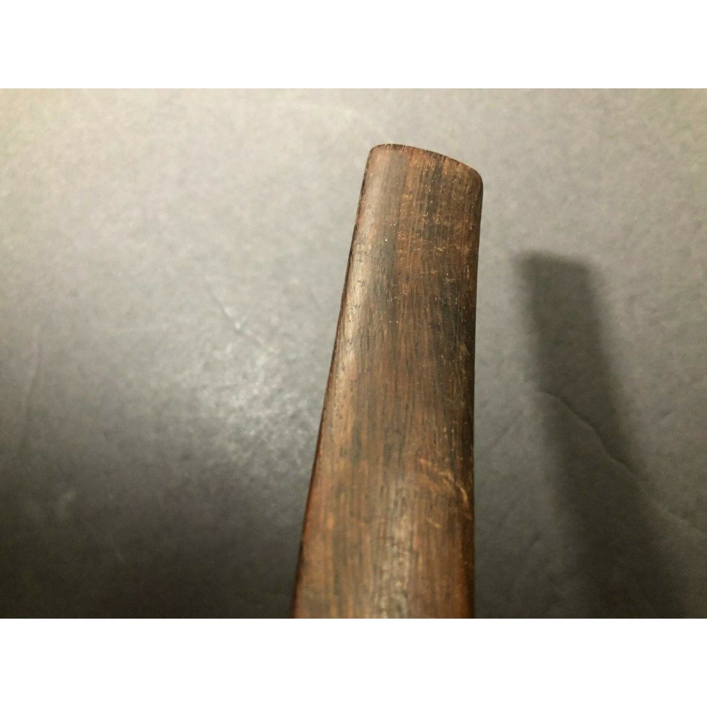 Vintage 7" Unbranded Bowed Wood Beer Foam Scraper