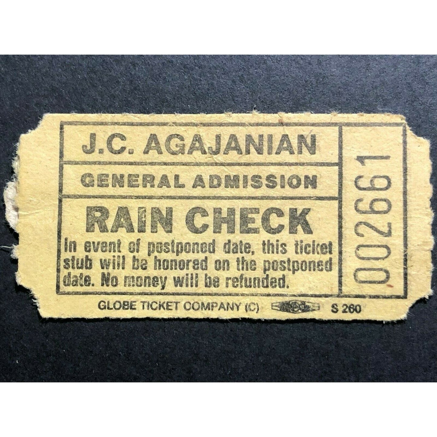 Vintage CRA Race Racing Ticket New Ascot April 21 1984