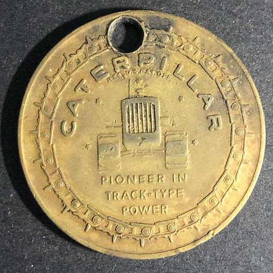 Caterpillar Pioneer Track-Type Power 50 Years 1954 Medal / Token 32mm 10g