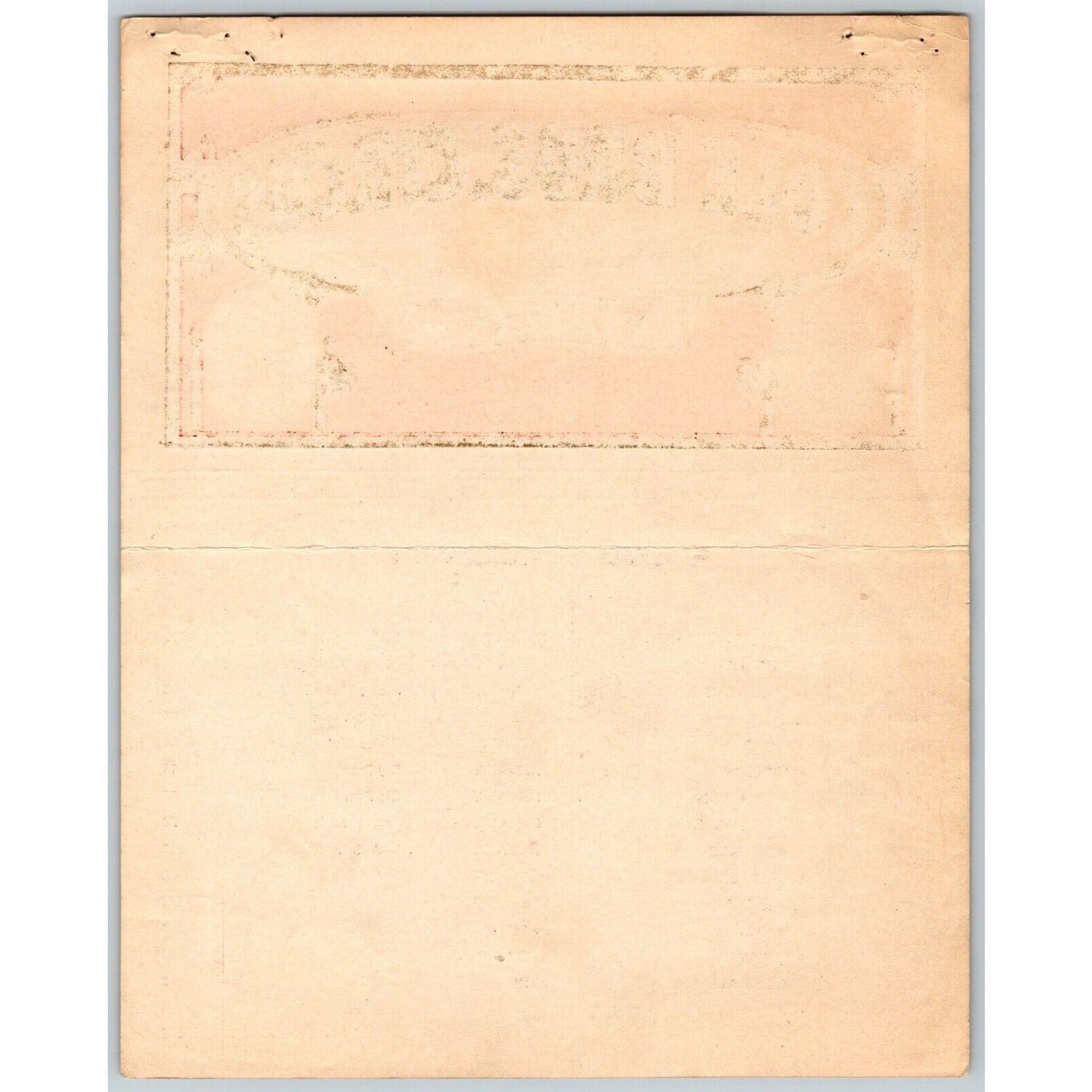 1936 Cole Bros with Clyde Beatty Circus Route Card IL IN KY OH