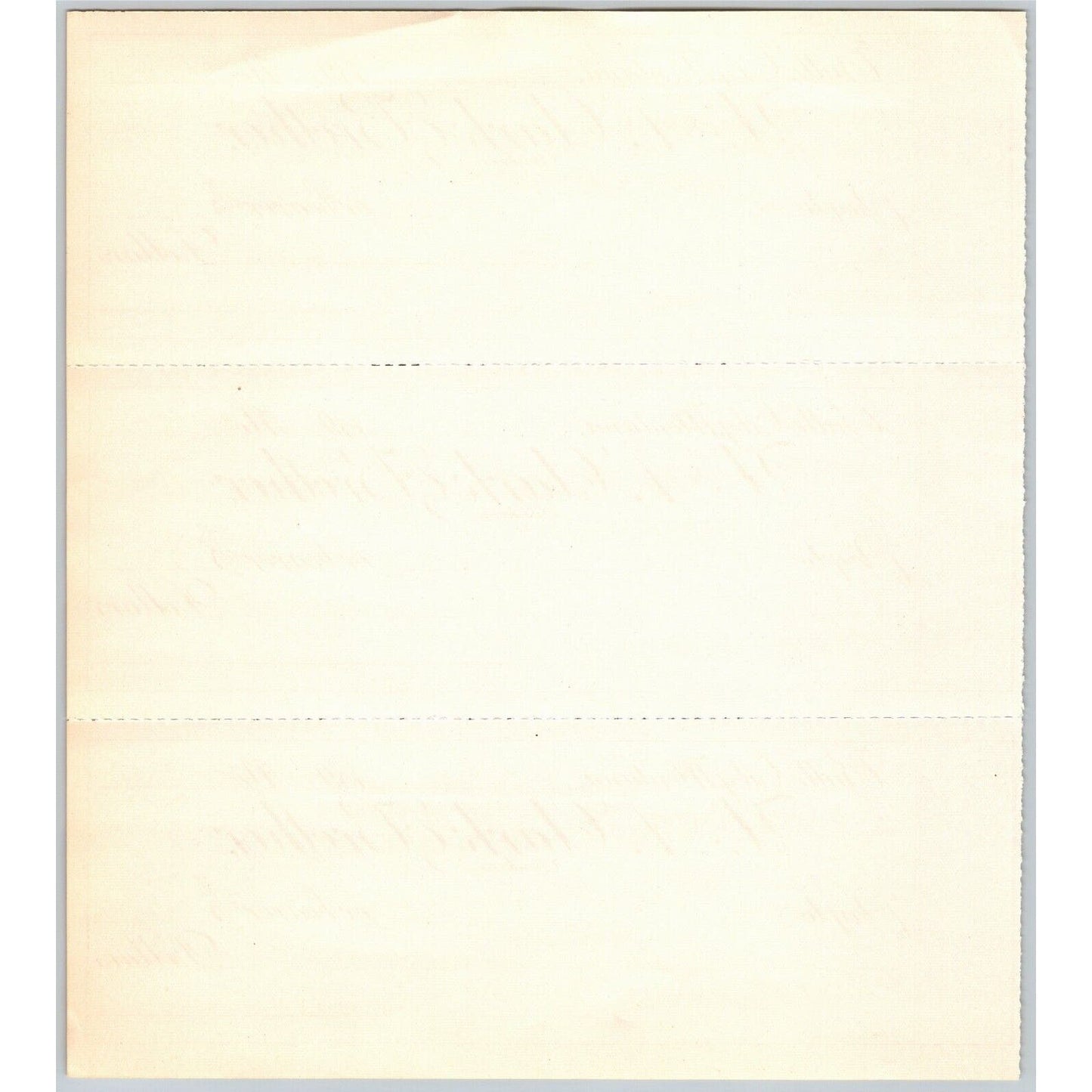 Butte City Montana W.A. Clark & Brother Bankers - Bank Check Sheet 1890