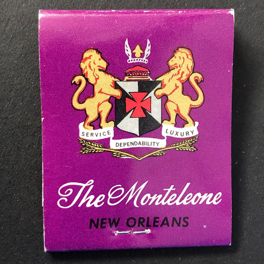 Hotel Monteleone New Orleans Near Full (-2) Matchbook c1960's-73