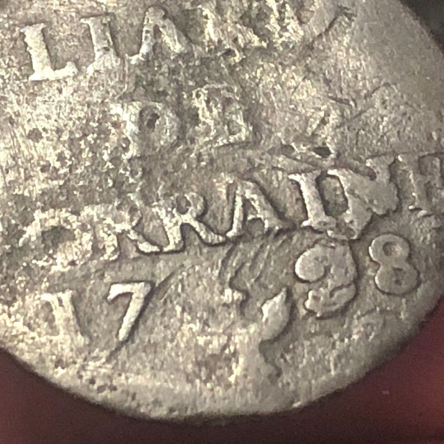 1728 France Lorraine Liard Coin 20mm - Very Worn
