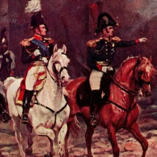 c1907-16 Russian Postcard - Alexander I Visits Moscow After Napoleon's Retreat