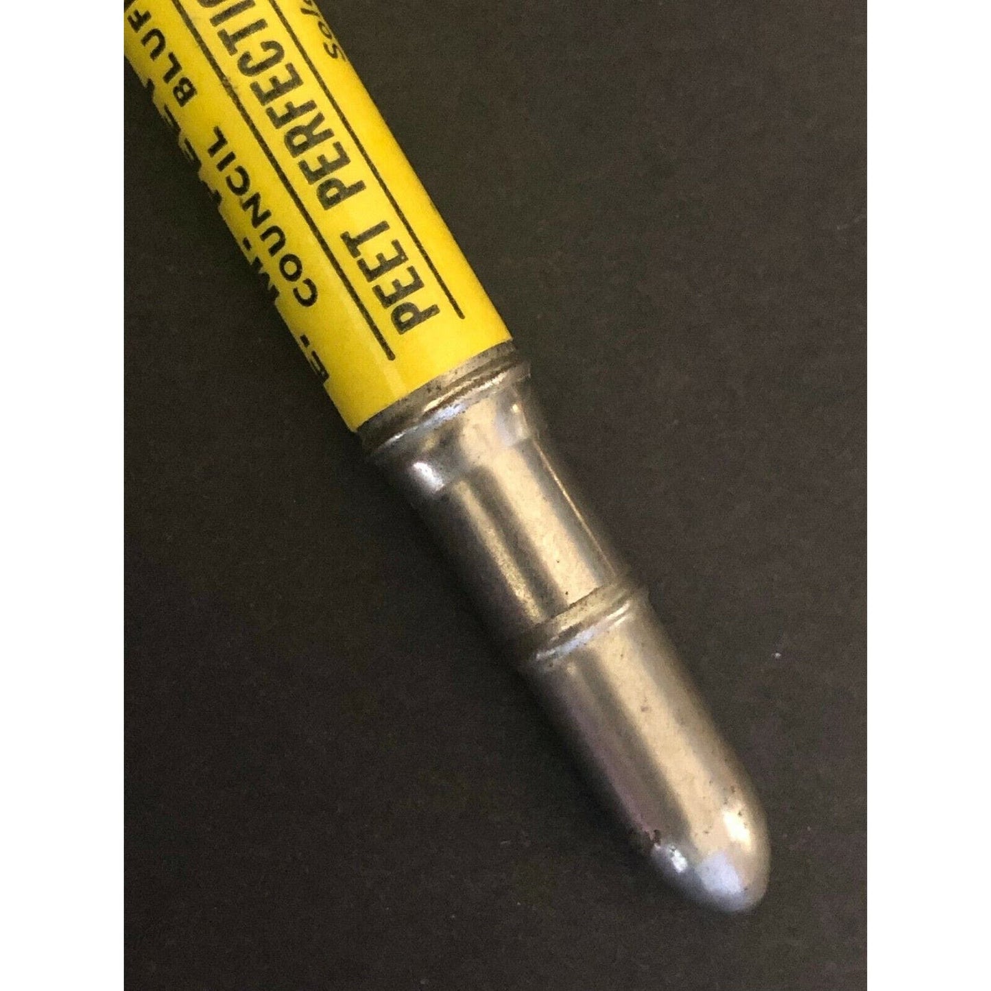 c1930's40's "Dietrich Peet Manly Council Bluffs, Iowa" Advertising Bullet Pencil