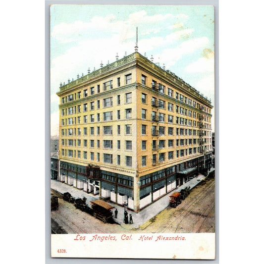 Hotel Alexandria Los Angeles, Cal Postcard c1910 NP VGC PCK Series