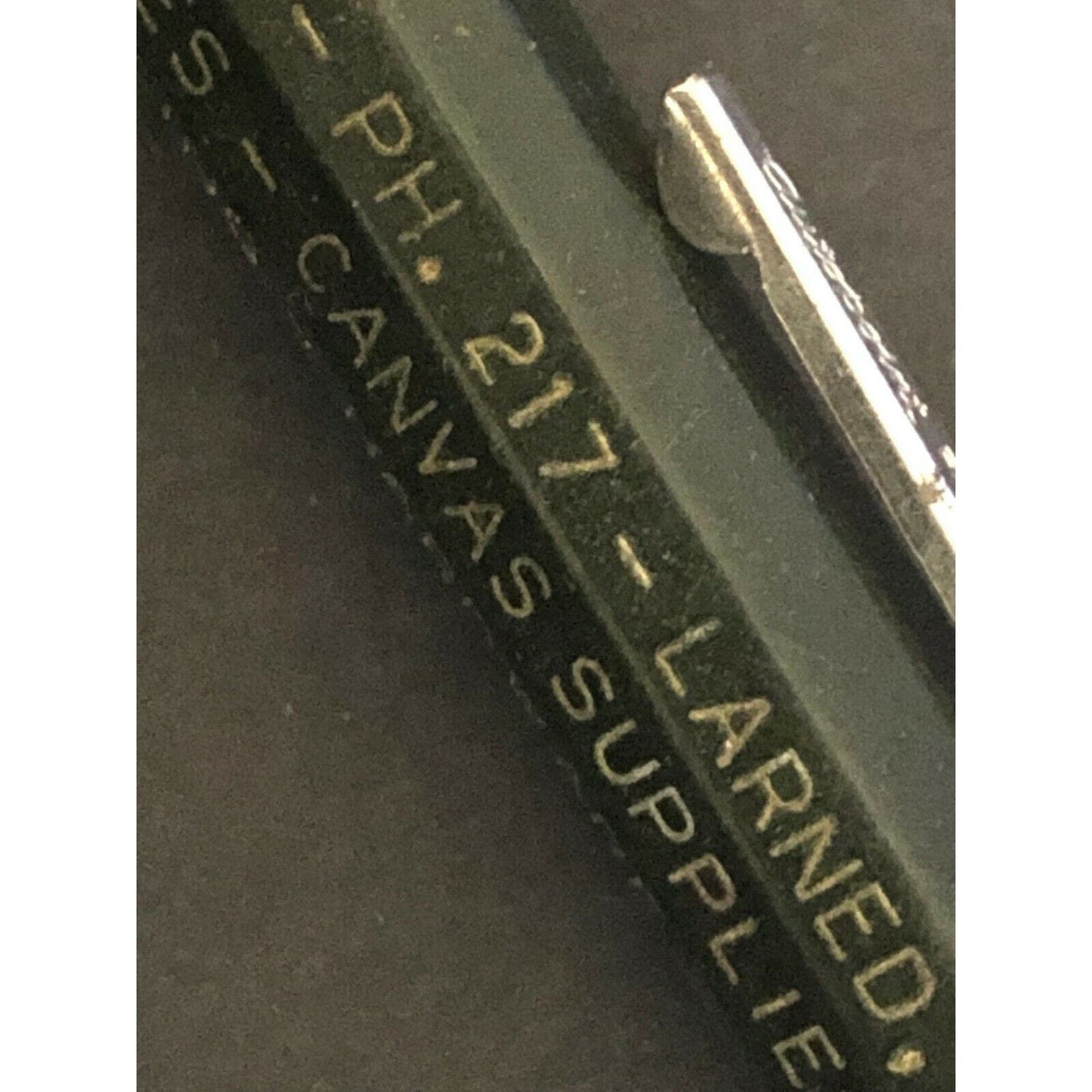 c1940's-50's "Newacheck Supply" Belts Combine Canvases Larned, KS Adv. Pencil