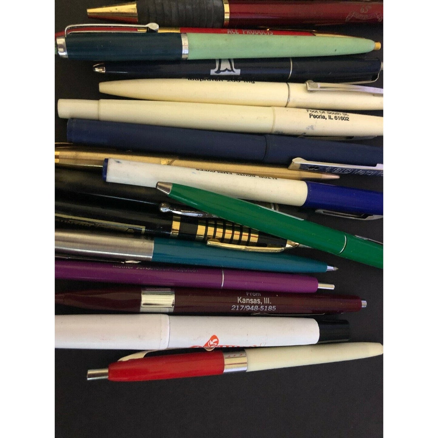 Group of 30 Mostly c1970's-90's Mid-Quality Pens /Markers - Some Advertising