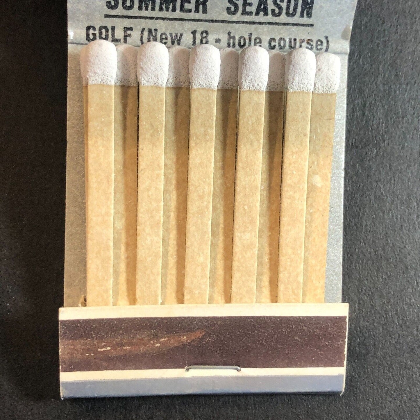 Sun Valley Idaho / Union Pacific RR Full Matchbook 25th Anniversary c1961 VGC