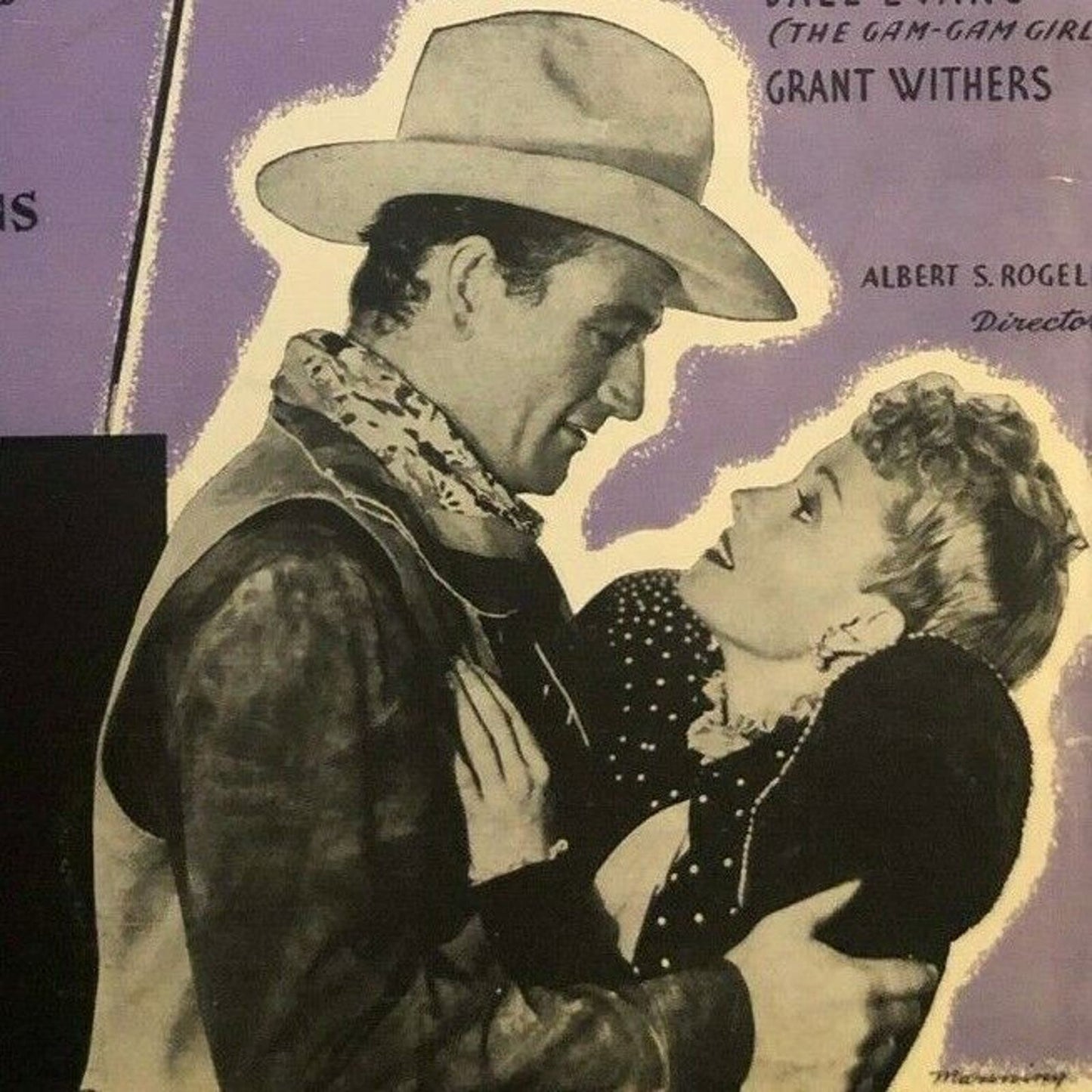 1943 Sheet Music - "Put Your Arms Around Me, Honey" "In Old Oklahoma" John Wayne