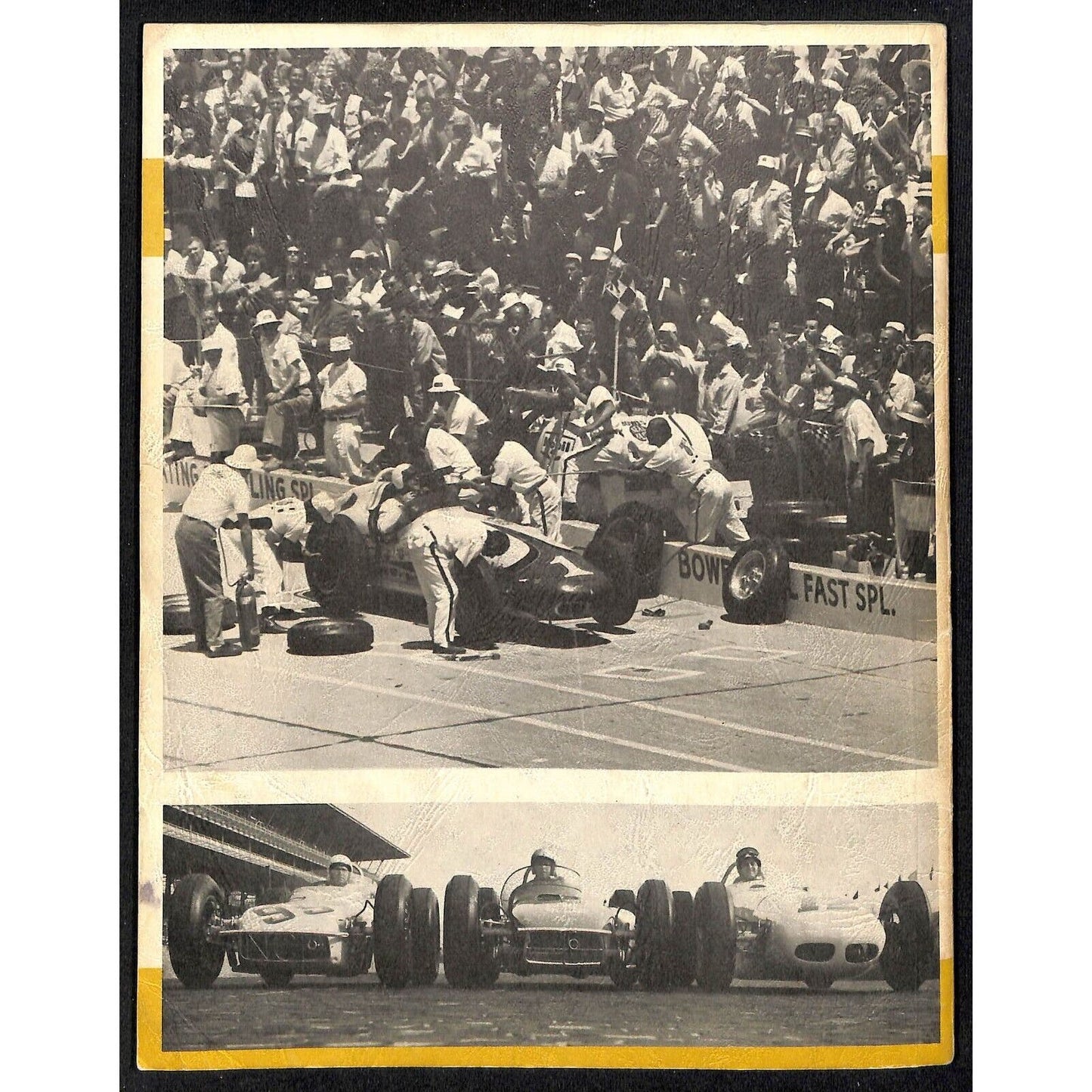 1961 Indy 500 Floyd Clymer's Indianapolis Yearbook IMS 160pp - VGC